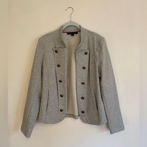 Tommy Hilfiger Gray Military Band Jacket